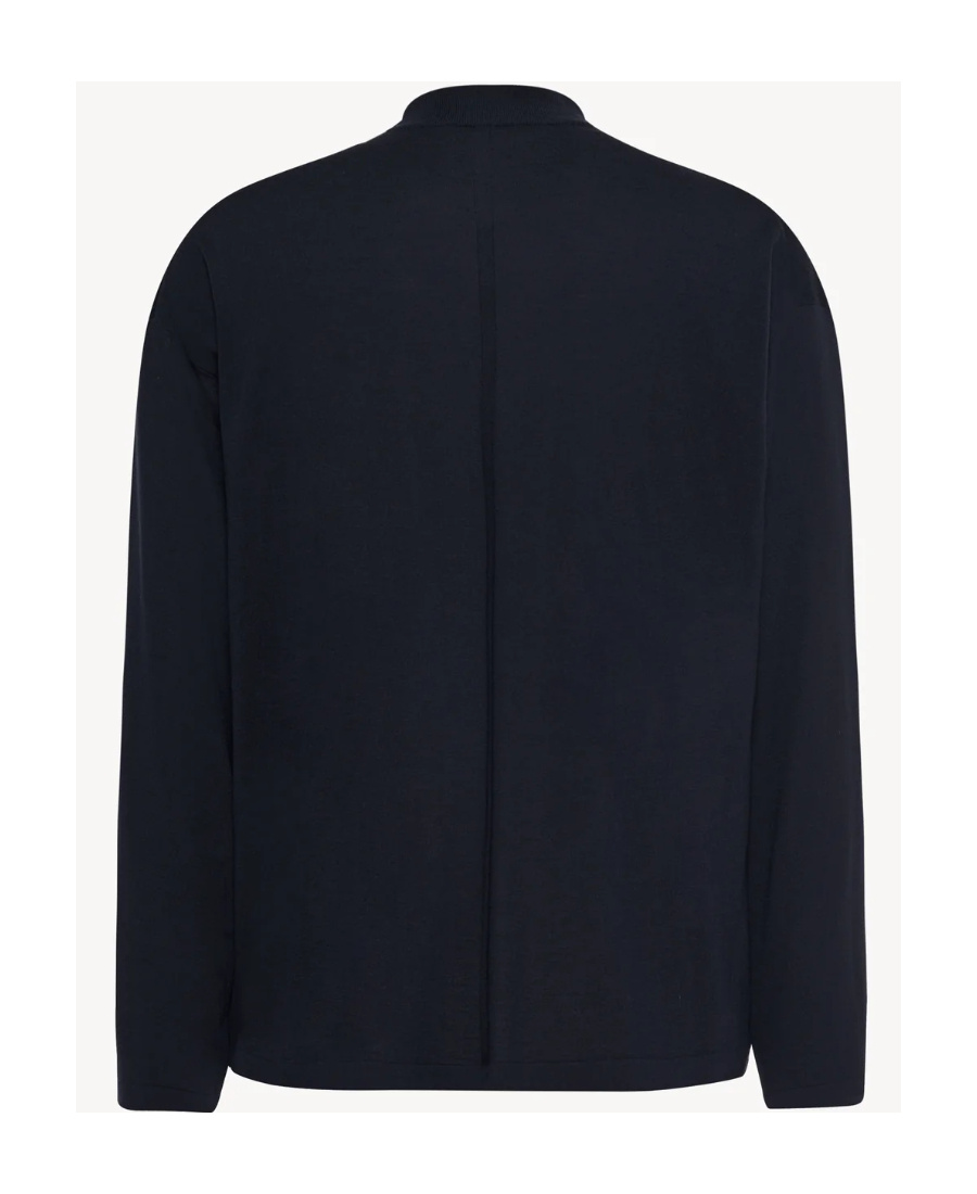 The Row Delsie Wool Small Turtleneck Sweater In Black
