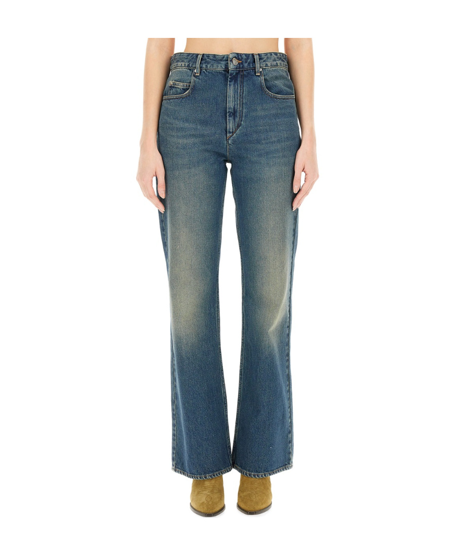 Isabel Marant Belvira Flared Jeans In Blue