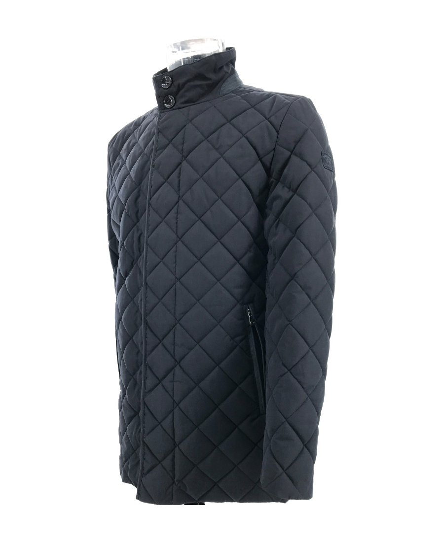 Paul & Shark Quilted Cotton Suit In Black