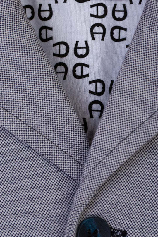 AIGNER LOGO-EMBROIDERED BLAZER