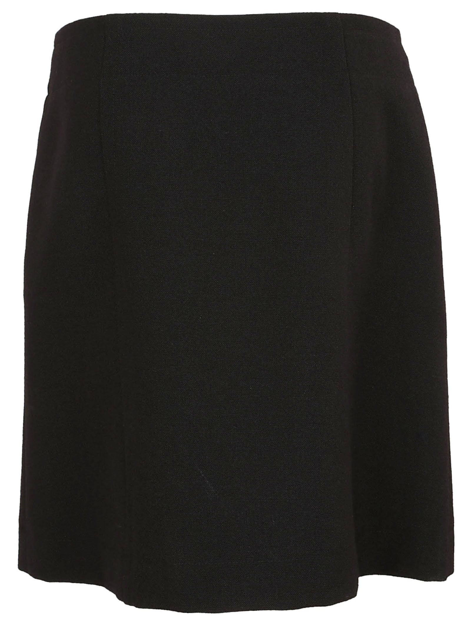 Givenchy Mini Wrap Skirt In Black
