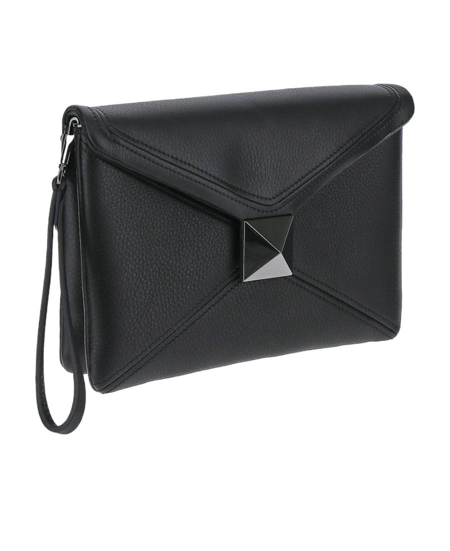 Valentino Leather Handbag In Black