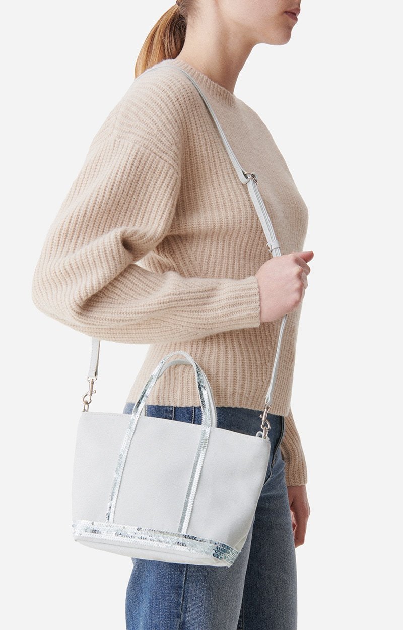 Vanessa Bruno Xs Capas Shoulder Bag In White
