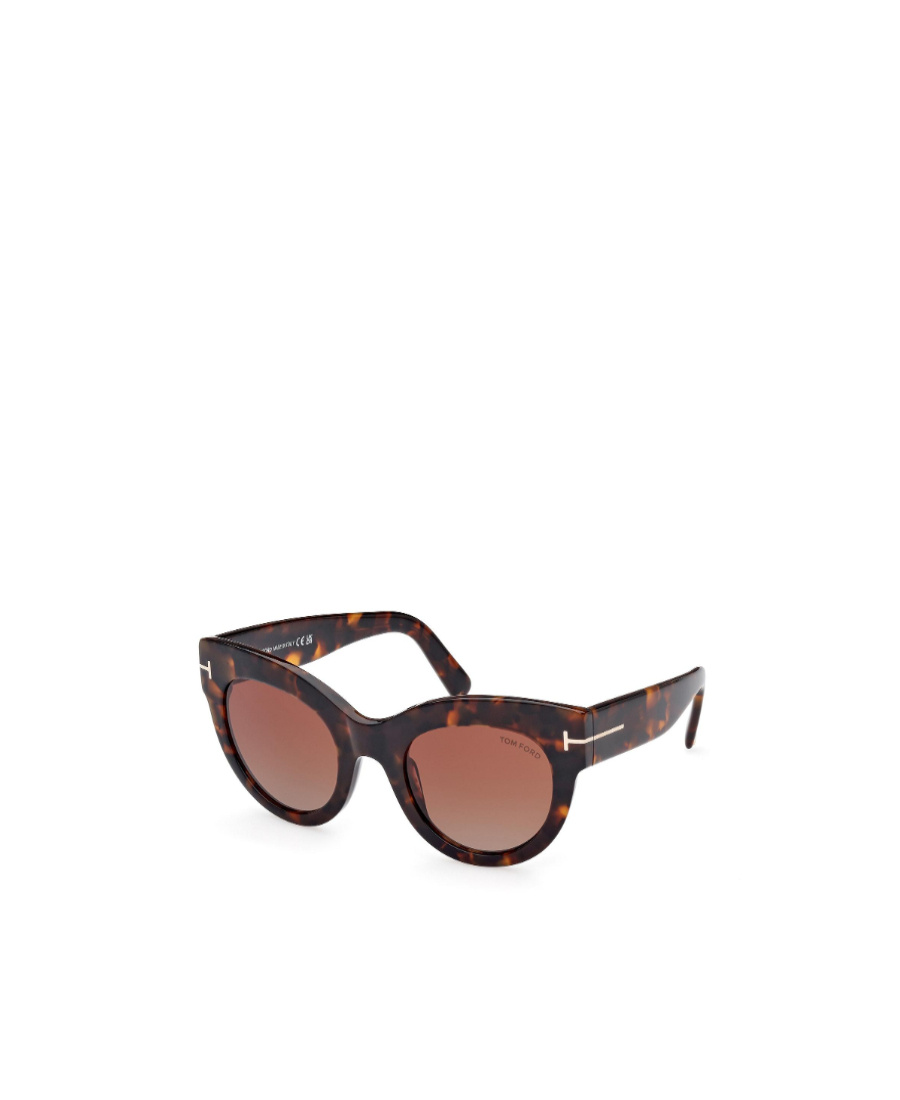 Tom Ford Lucilla 51mm Gradient Cat Eye Sunglasses In Brown