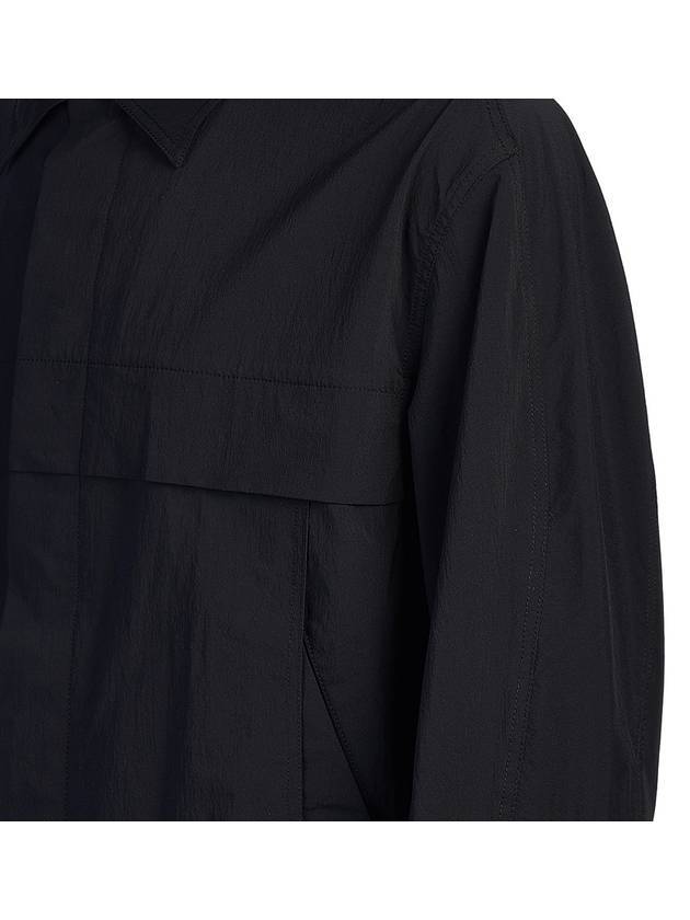 Solid Homme Long-sleeved Casual Jacket In Black