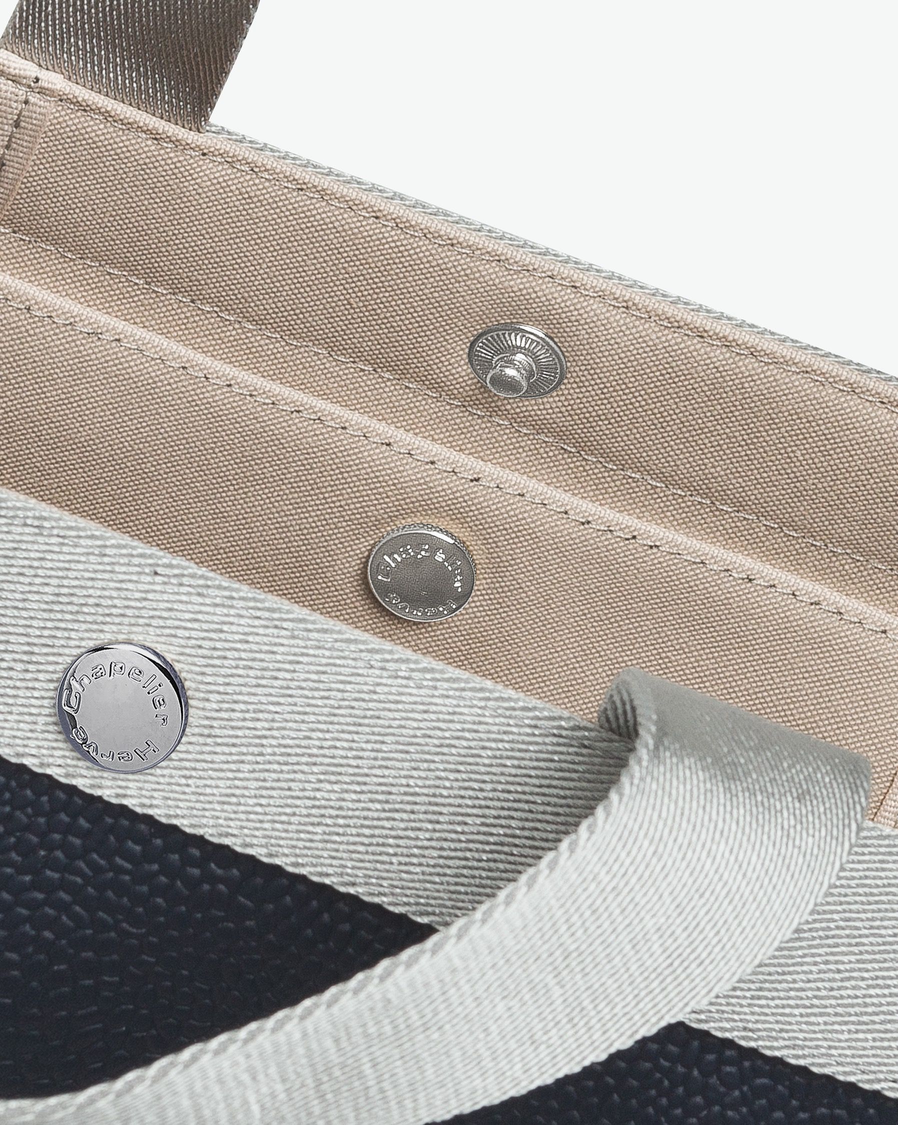 Herve Chapelier Logo Handbag In Black