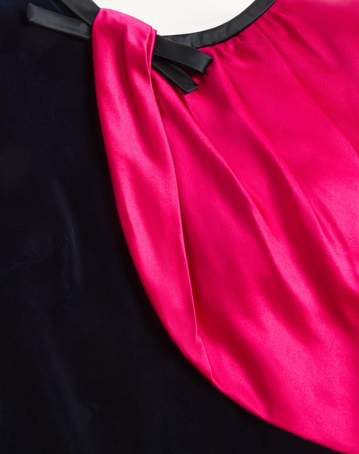 Valentino Long Dress In Sablé Velvet In Black