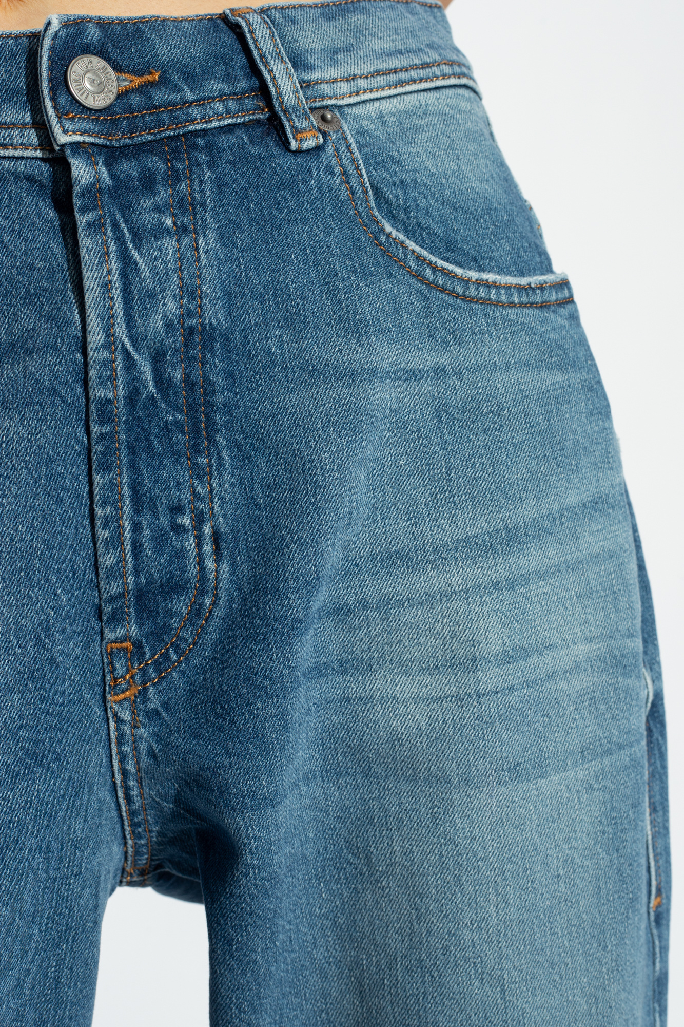 DIESEL STRAIGHT DENIM TROUSERS