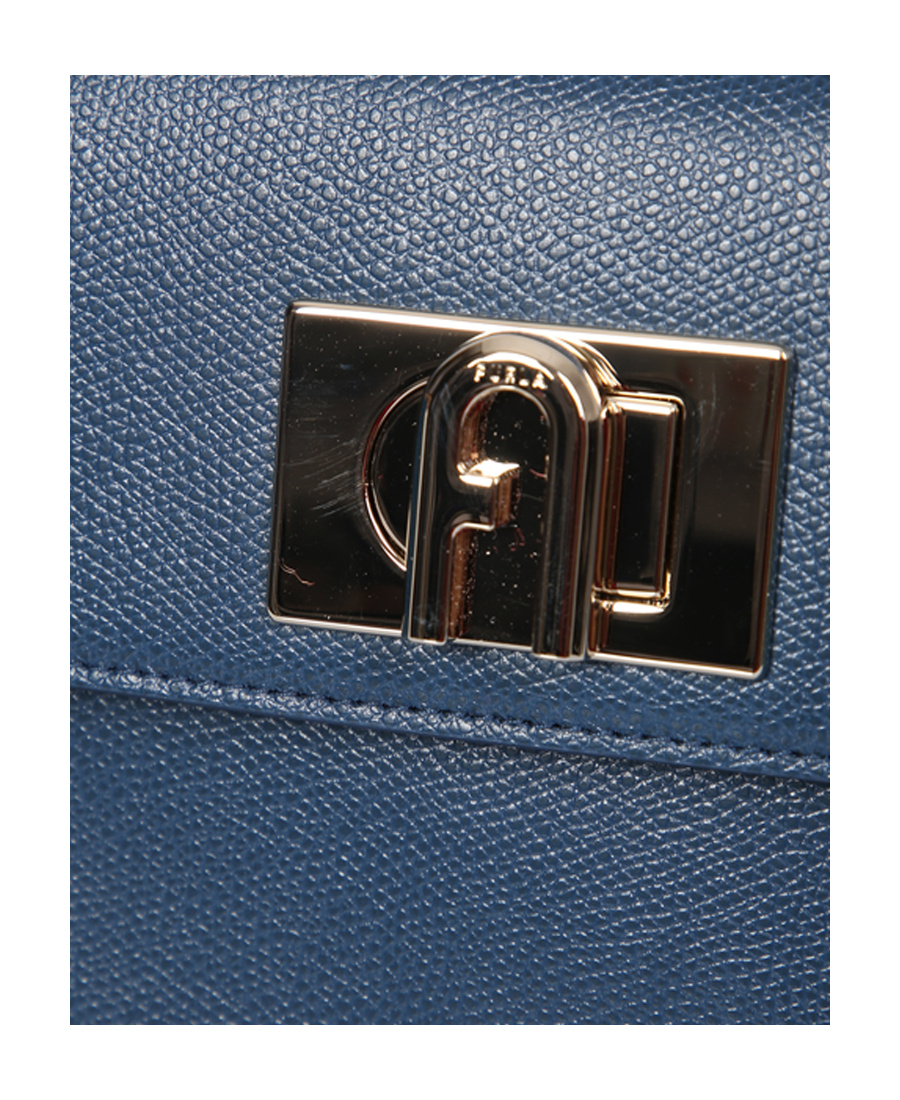 Furla Mini 1927 Tote Bag In Blue