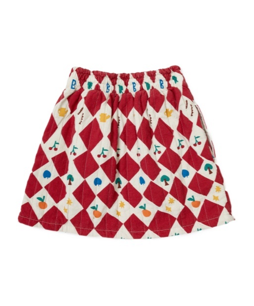 Bobo Choses Harlequin Skirt In Red
