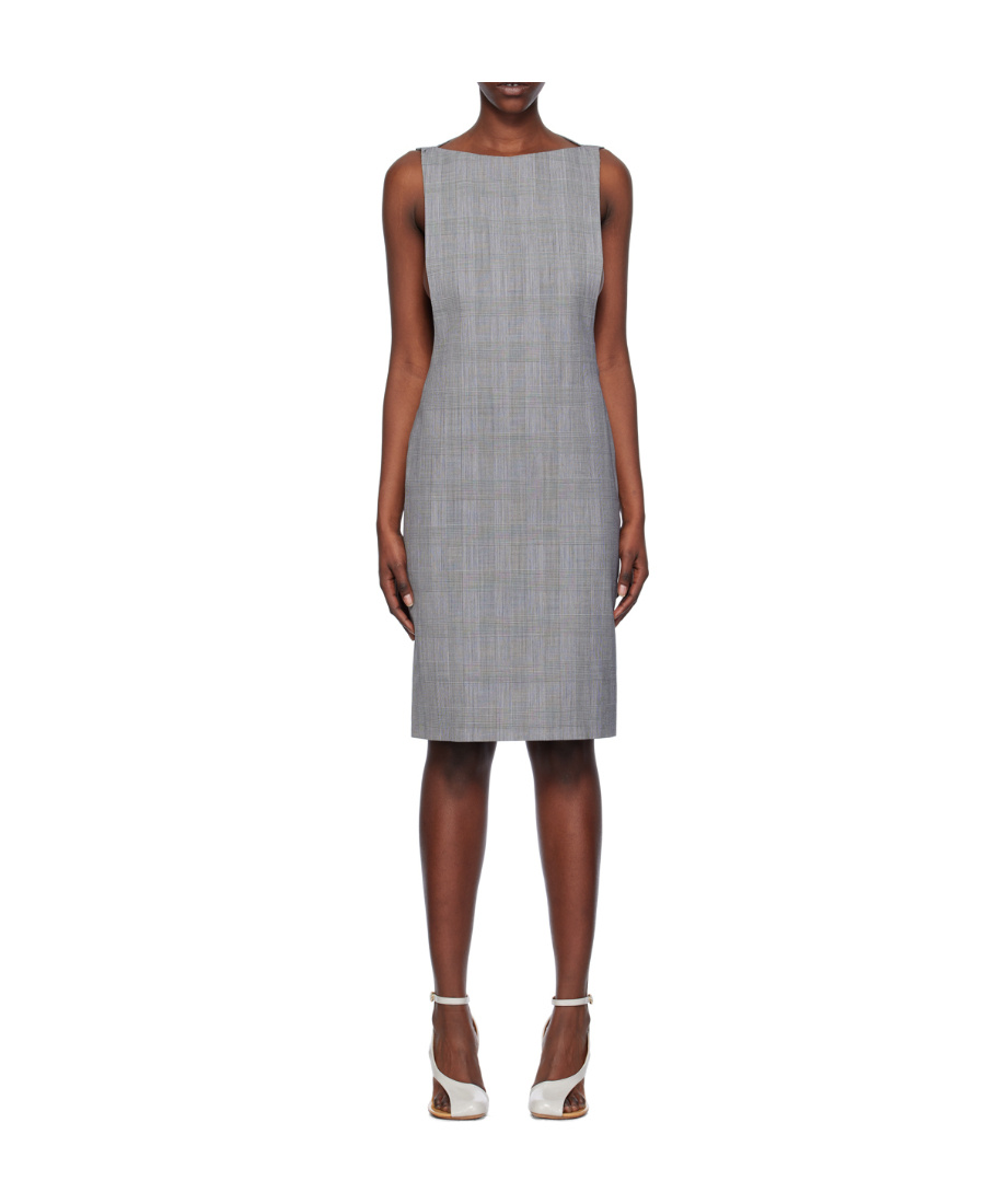 Coperni Cape Dress In Gray