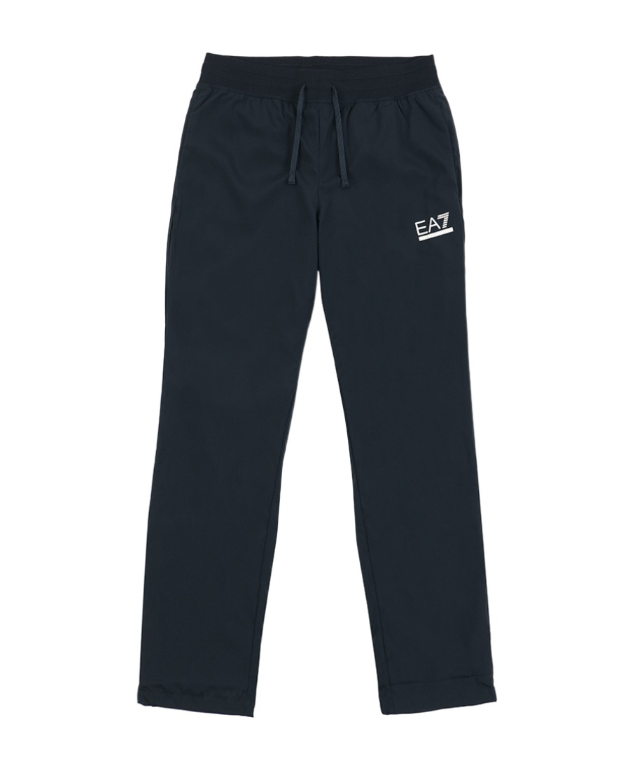 Ea7 Logo Two-piece Sports Suit In Black
