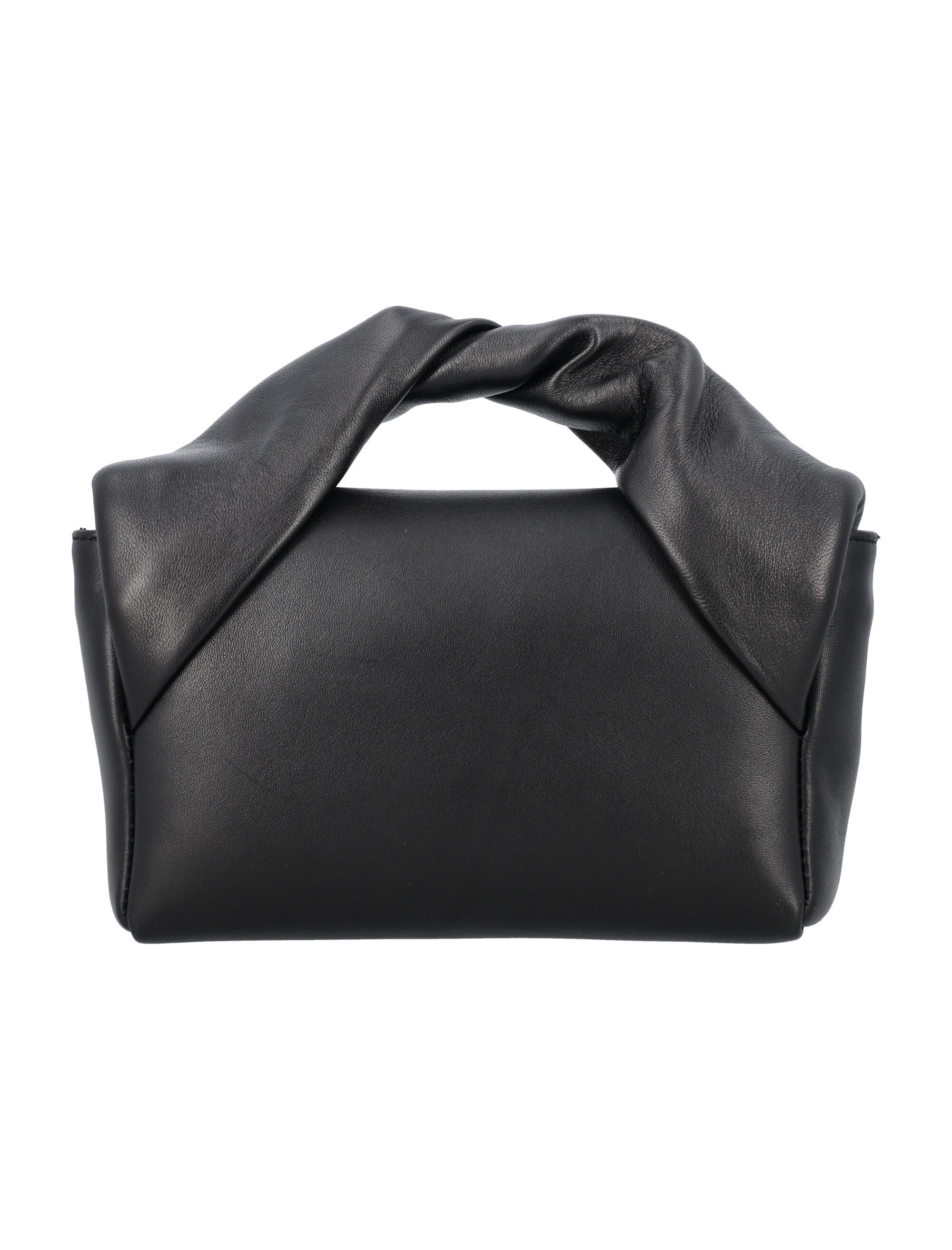 Jw Anderson Chain-link Twist Mini Bag In Black