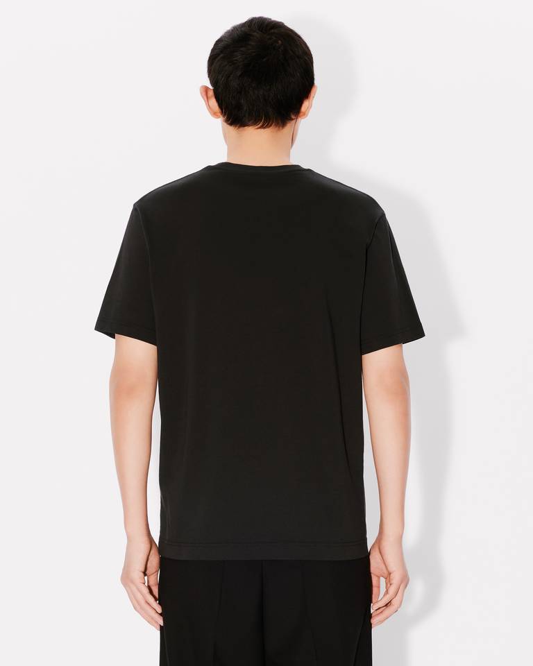 Kenzo Boke Flower 2.0 Classic Cotton Logo Graphic T-shirt In Black