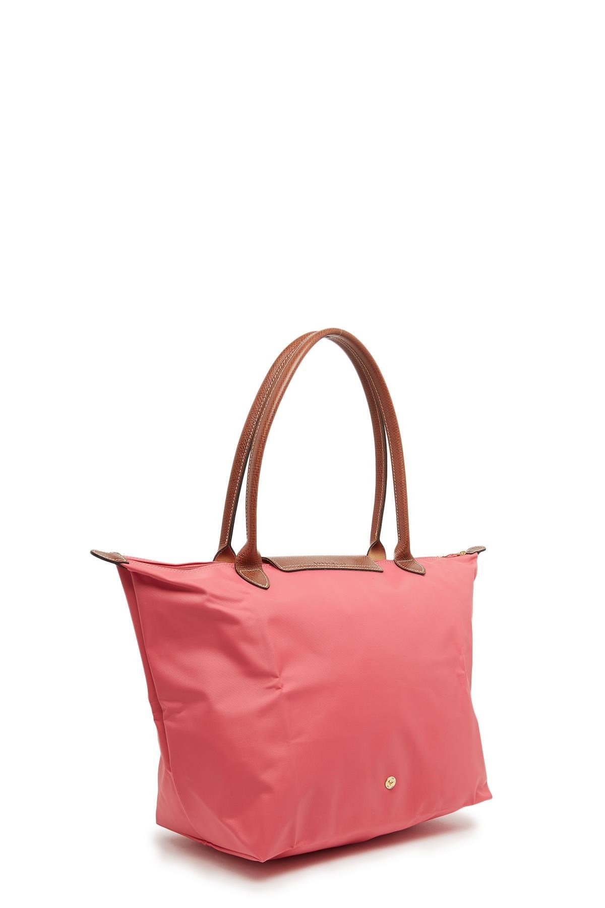 Longchamp Foldable Design Handbag In Red