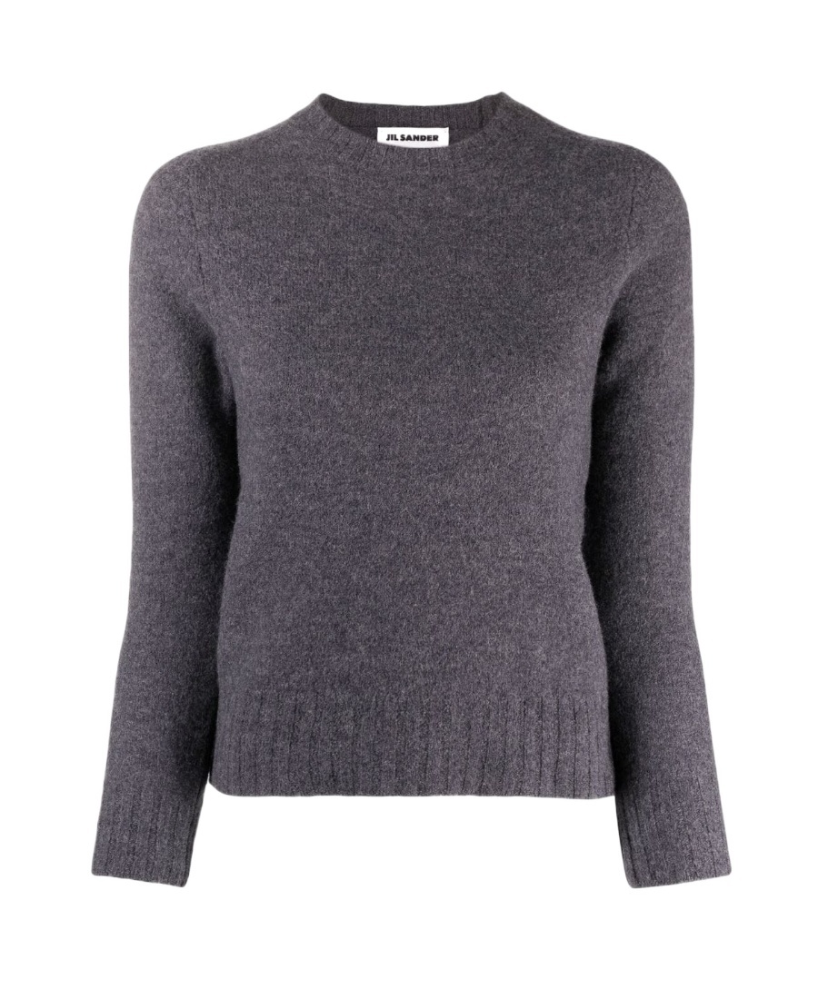 Jil Sander Long-sleeve Wool Jumper In Black