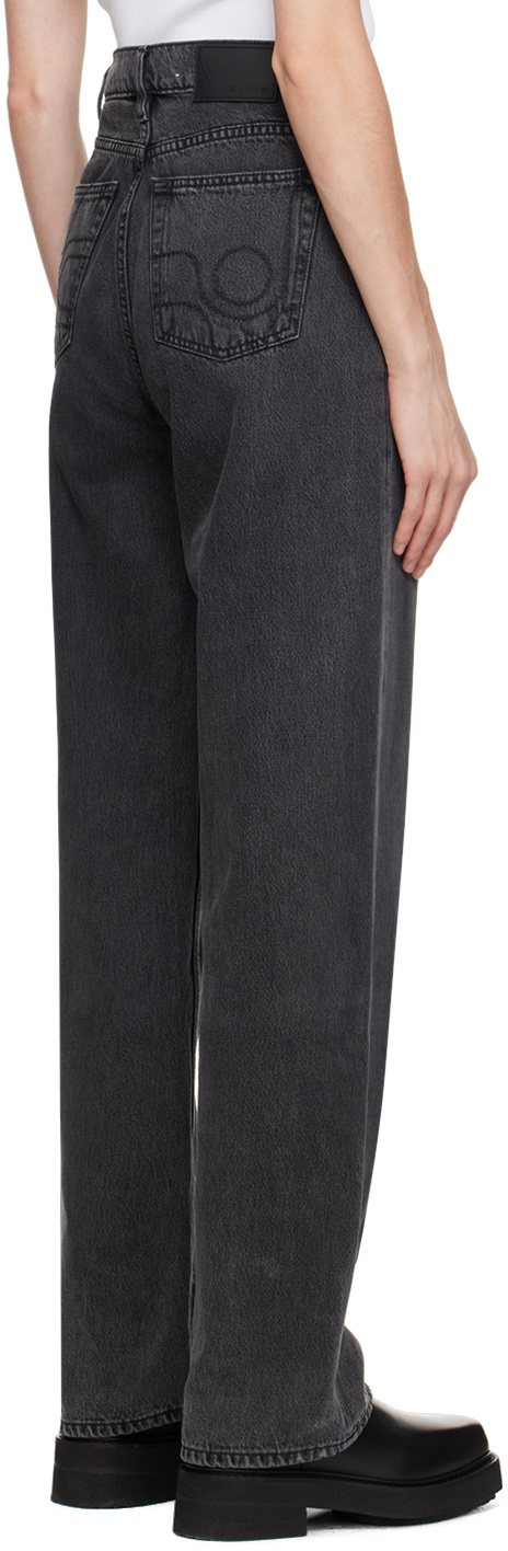 Eytys Black Avalon Jeans In Black