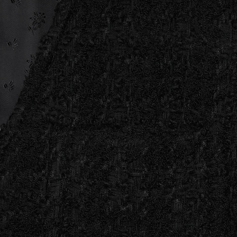Gucci Women Melange Tweed Jacket In Black