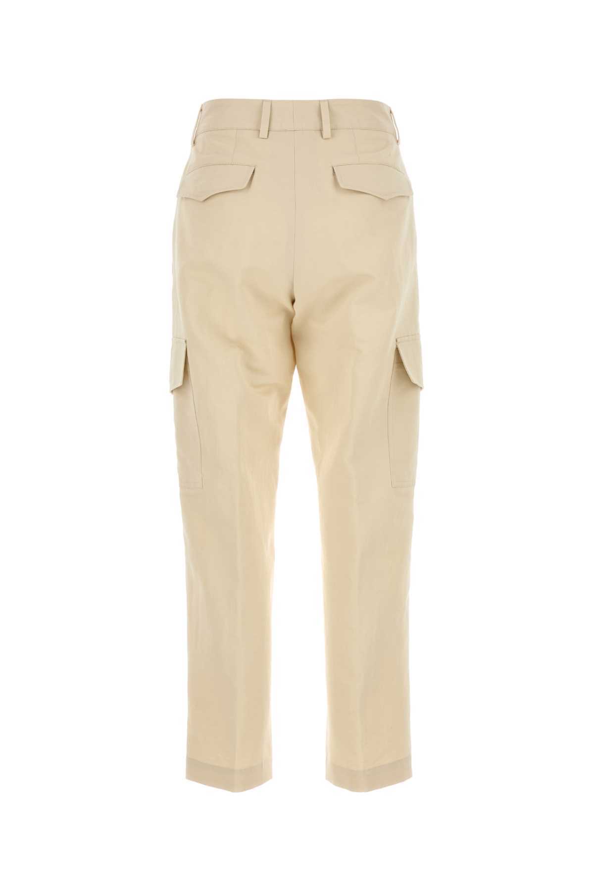 Pt Torino Belt Loops Slacks In Nude