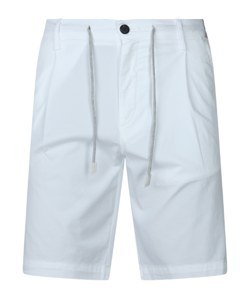 Eleventy Belt Loop Shorts In Blue