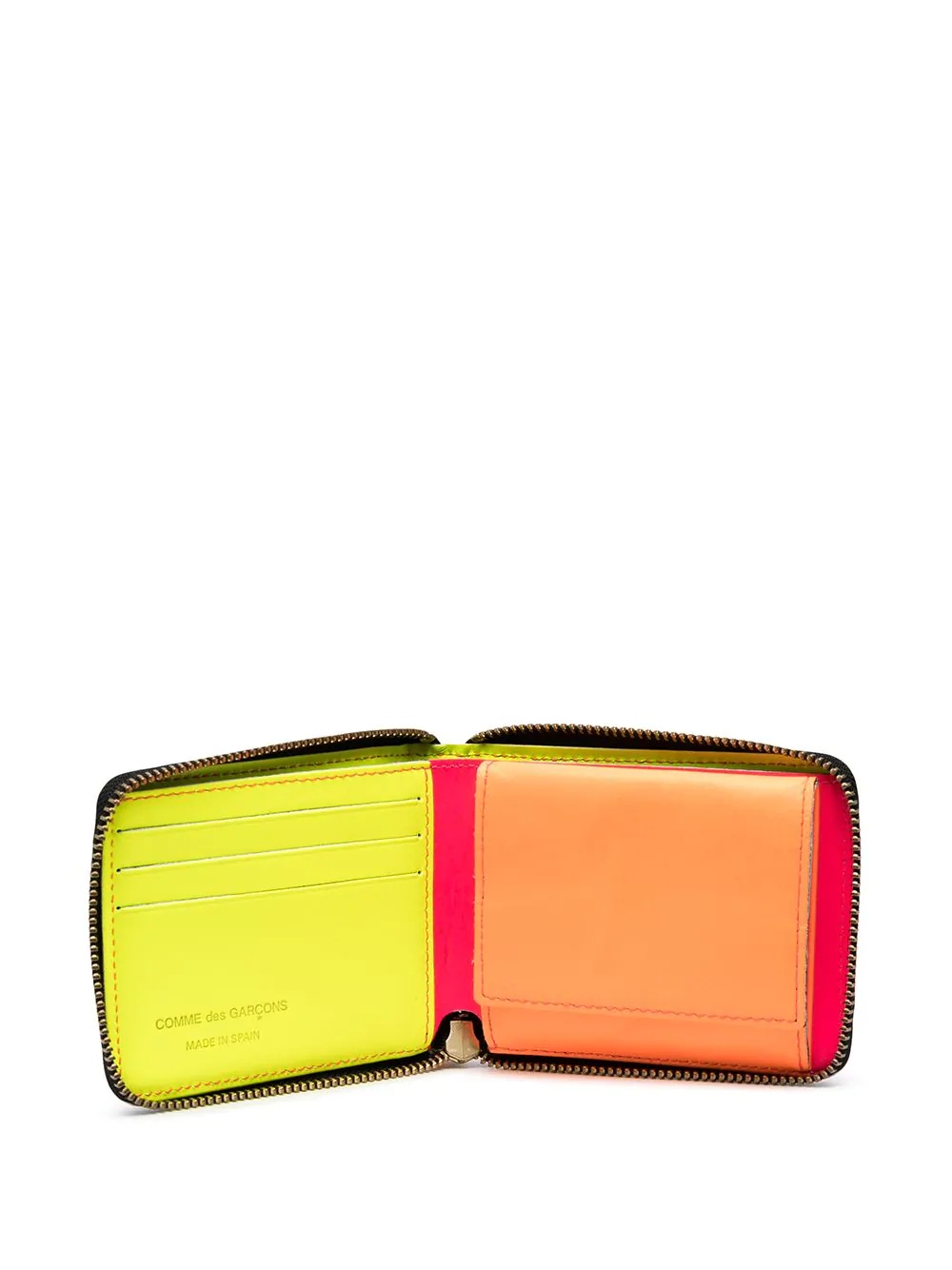 Comme Des Garçons 'new Super Fluo' Wallet In Pink