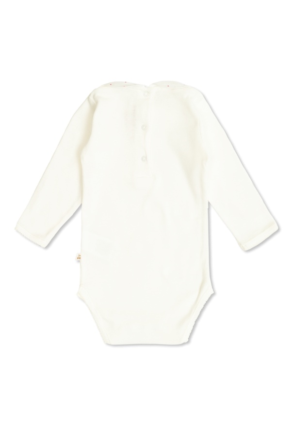 Bonpoint Long Sleeve Jumpsuit In Gold