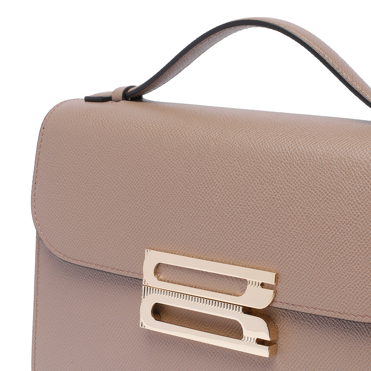 Victoria Beckham Flip Shoulder Bag In Nude