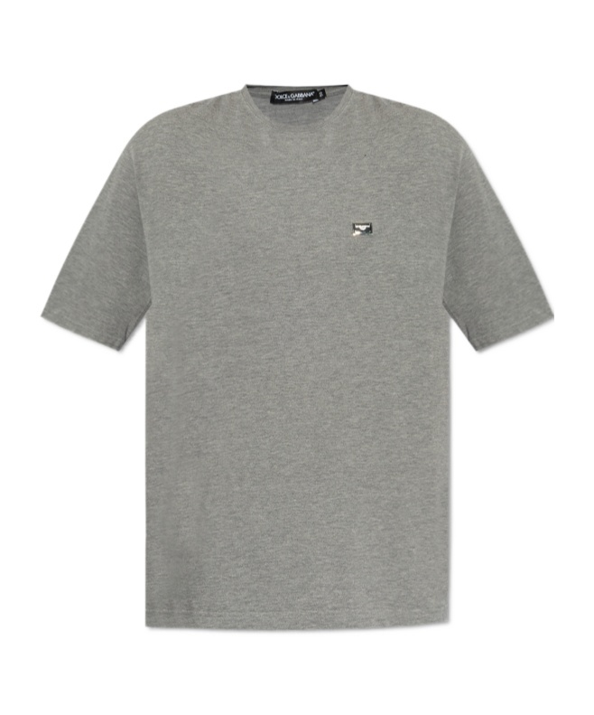 Dolce & Gabbana Short-sleeved T-shirt In Gray