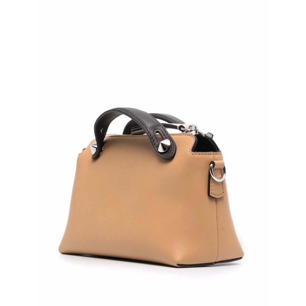Fendi Logo-print Tote Bag In Nude