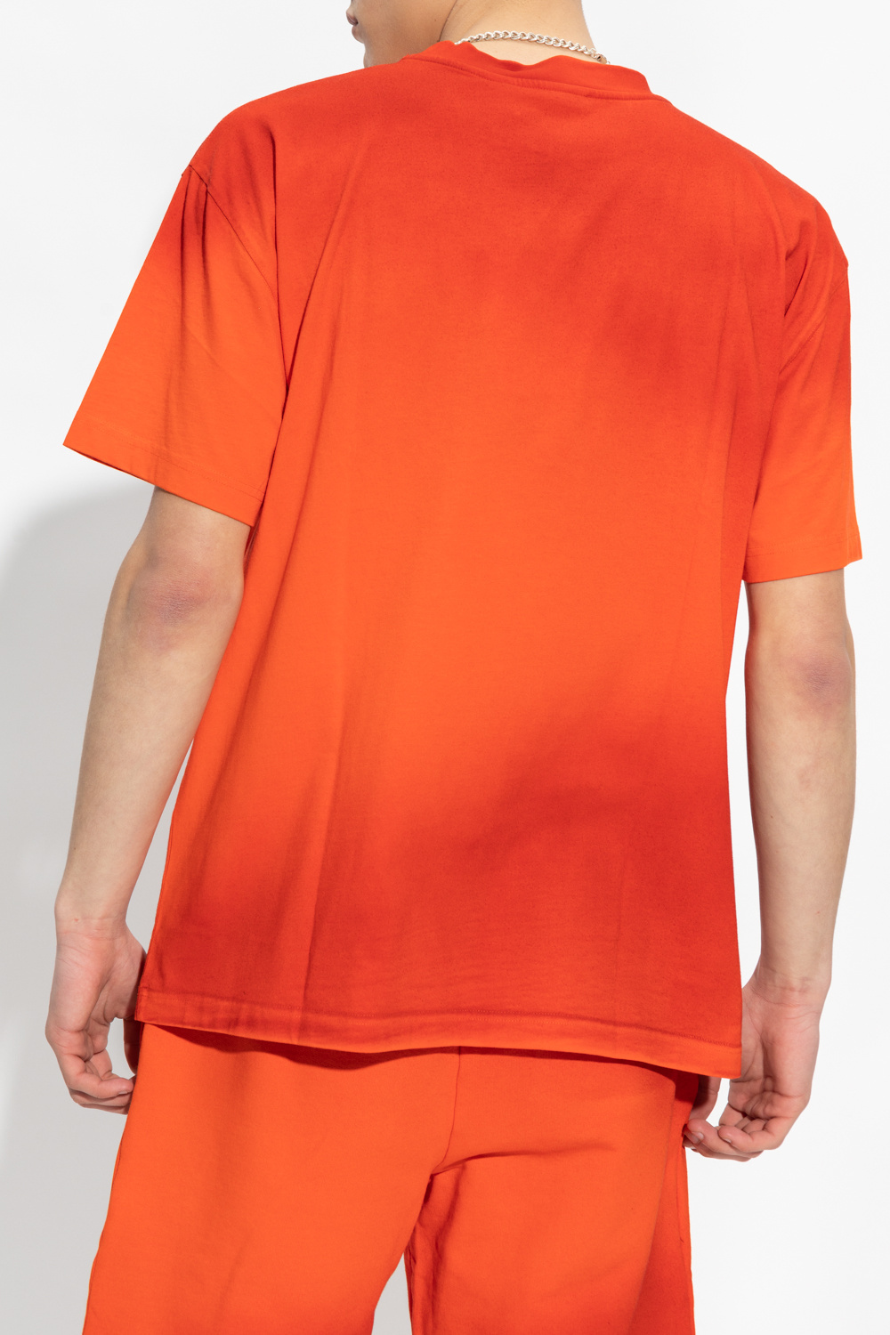 A-cold-wall* Gradient Logo-print T-shirt In Red