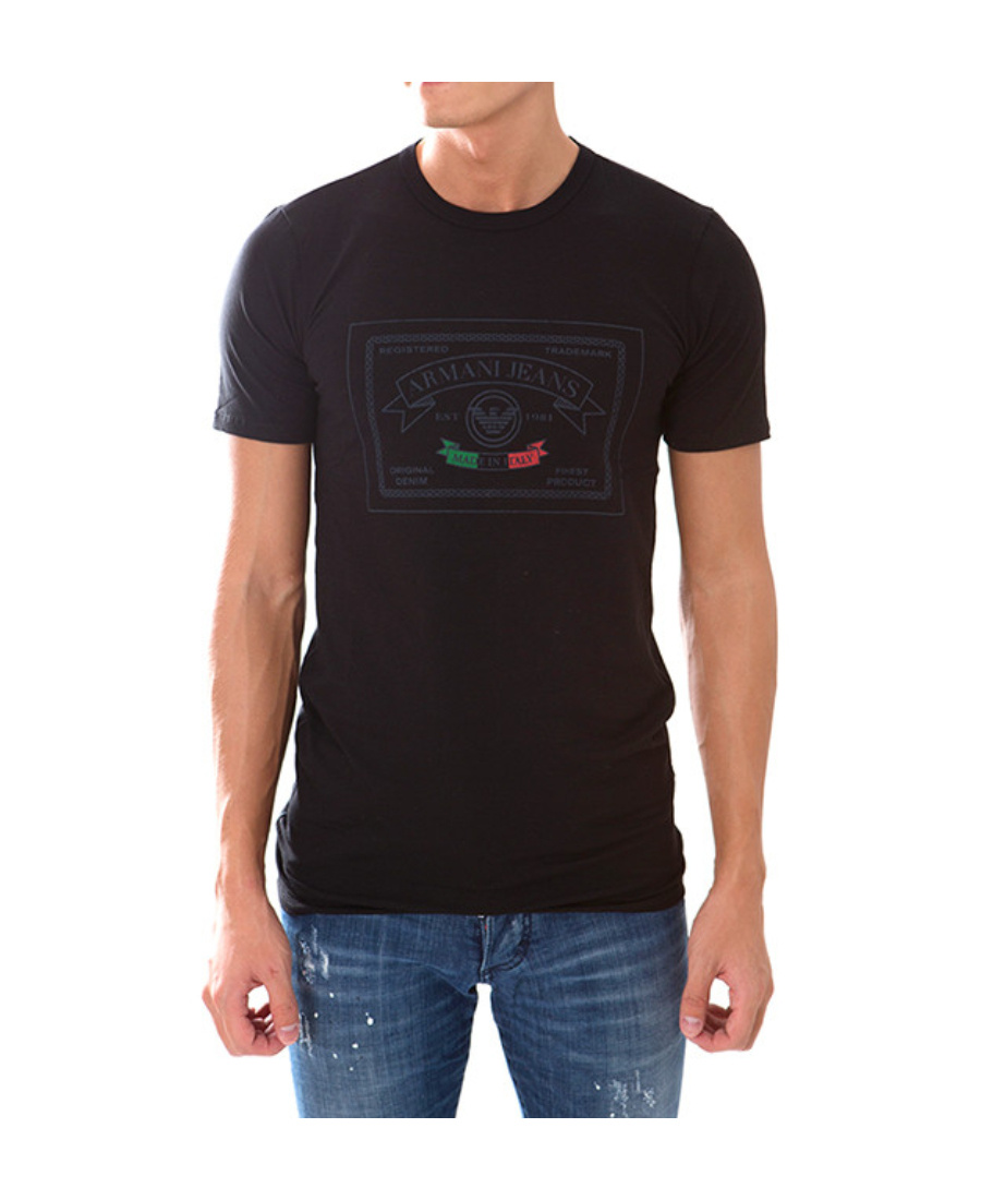 ARMANI JEANS LOGO DETAILS T-SHIRT
