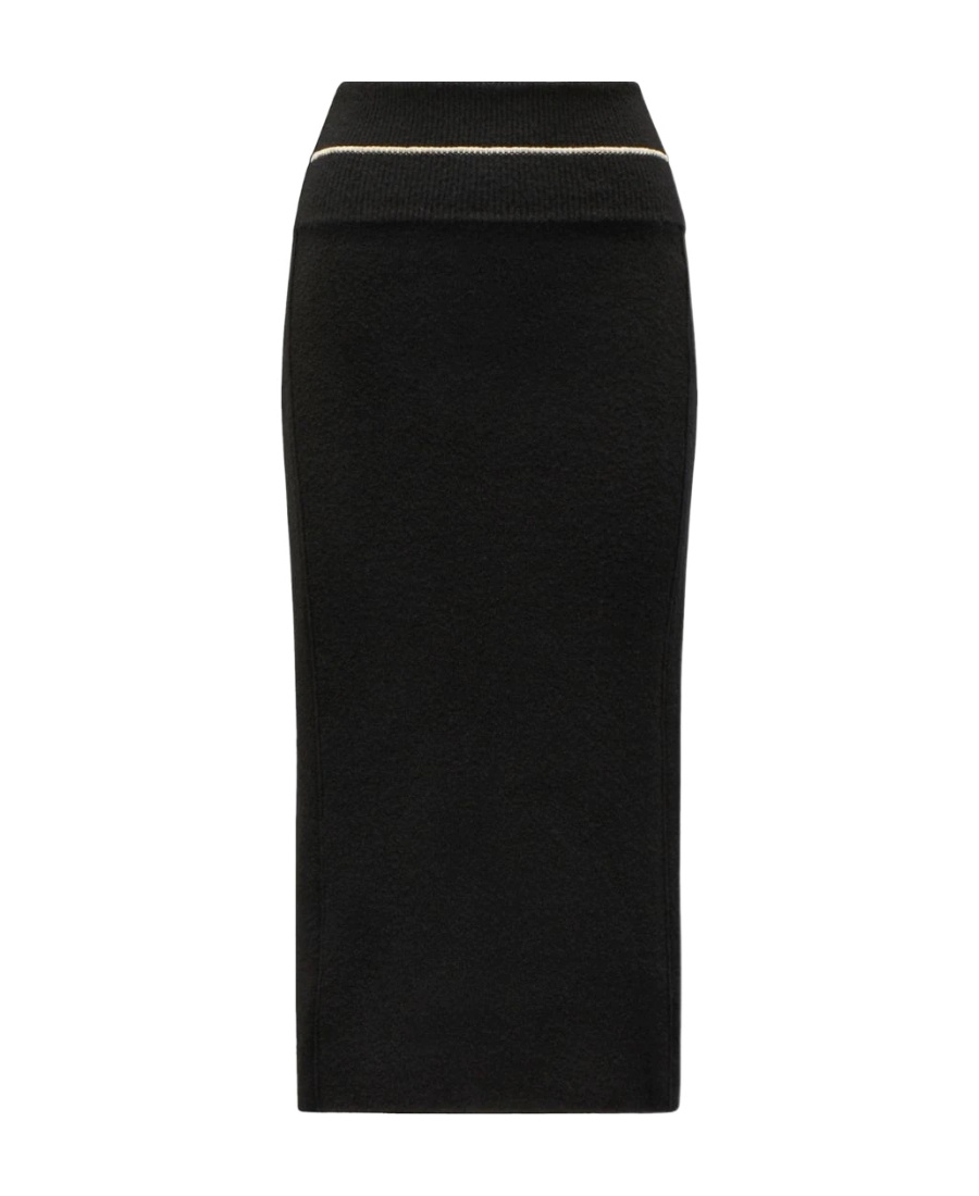 Moncler 2  1952 High-waisted Skirt In Black