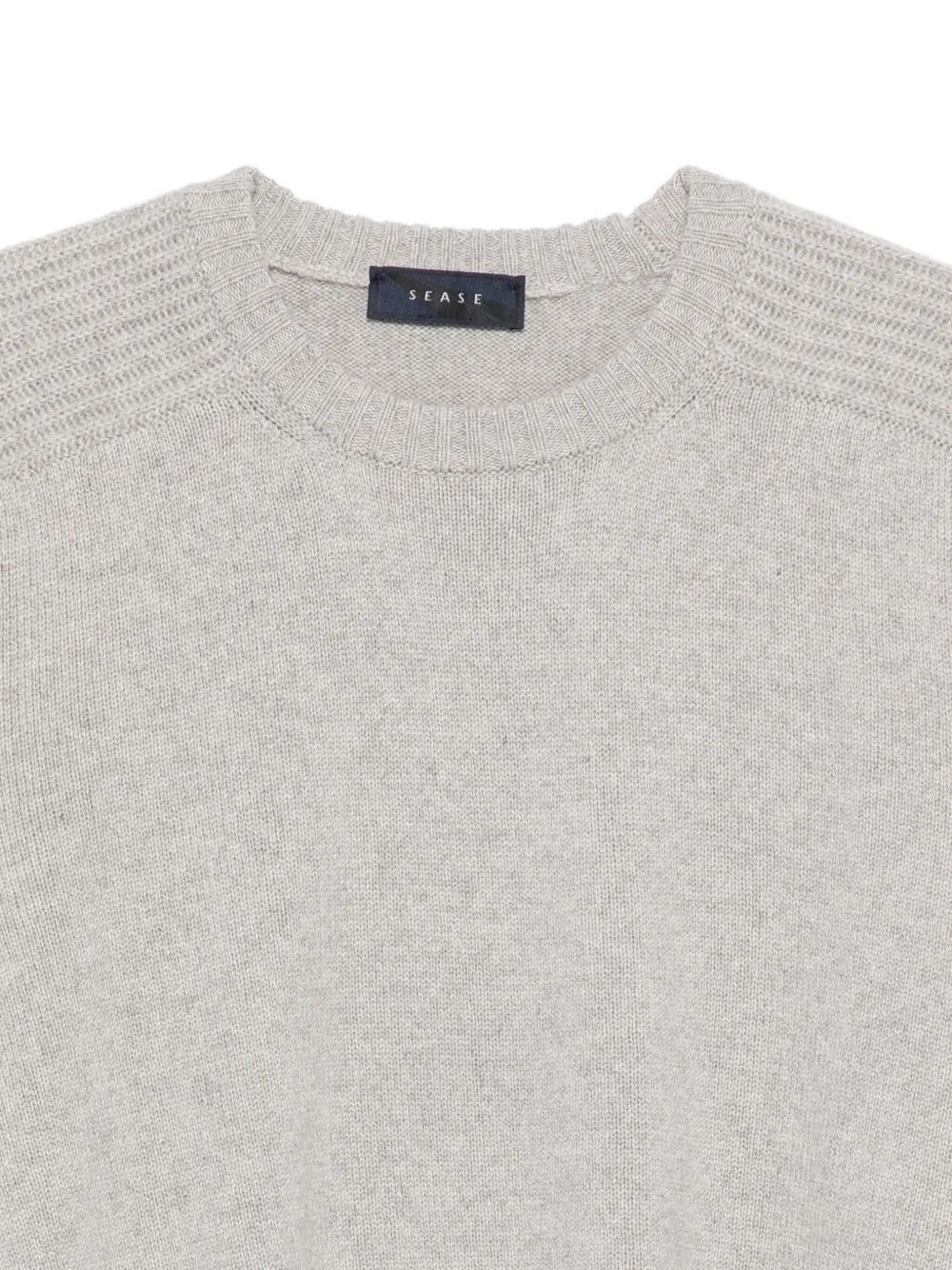 Sease Ribbed-panel Sweater In Multi