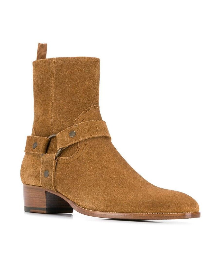 Saint Laurent Boots In Brown