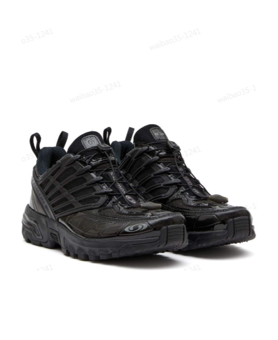Shop Mm6 Maison Margiela Mm6 X Salomon Acs Pro Sneakers In Black