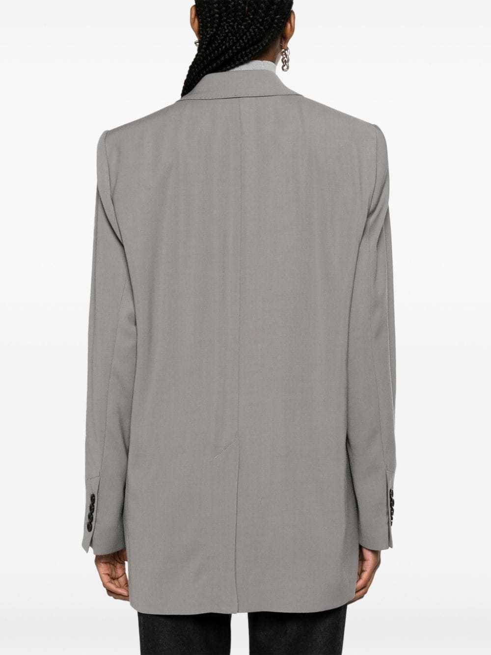 Ami Alexandre Mattiussi Two-button Suit Jacket In Gray