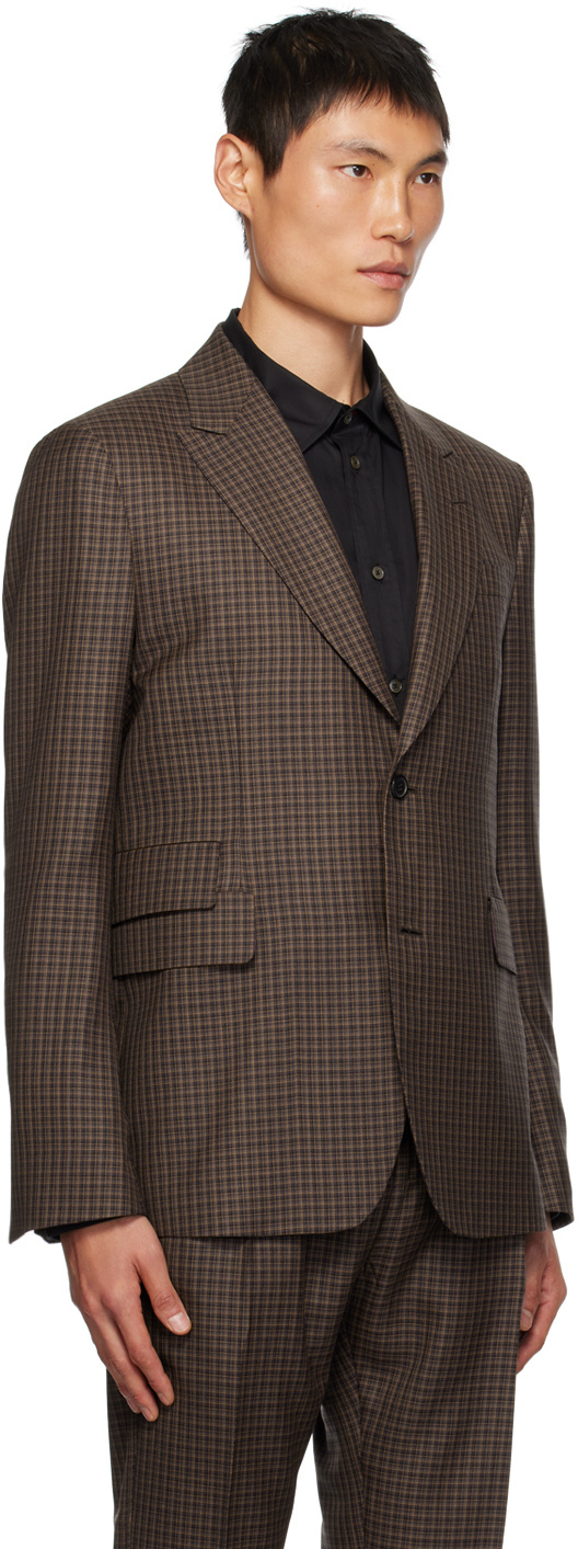 PAUL SMITH LAPEL LONG-SLEEVED BLAZER