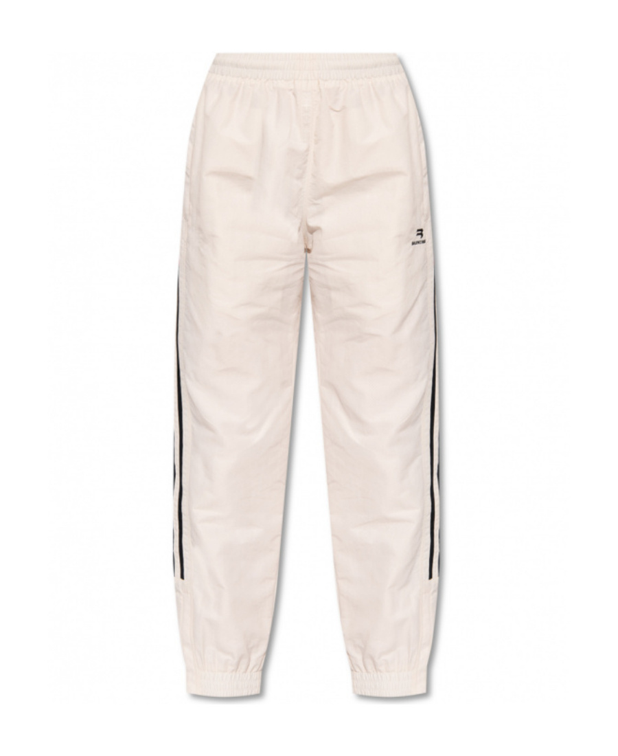 Balenciaga Sporty B Track Pants In White