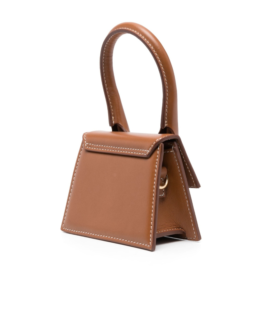 Jacquemus Le Chiquito Leather Mini Bag In Brown