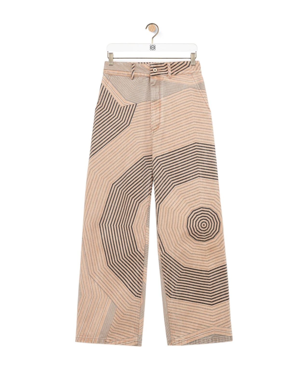 Loewe Baggy Jeans In Denim In Brown