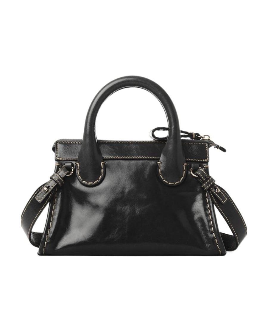 Chloé Edith Tote Bag In Black