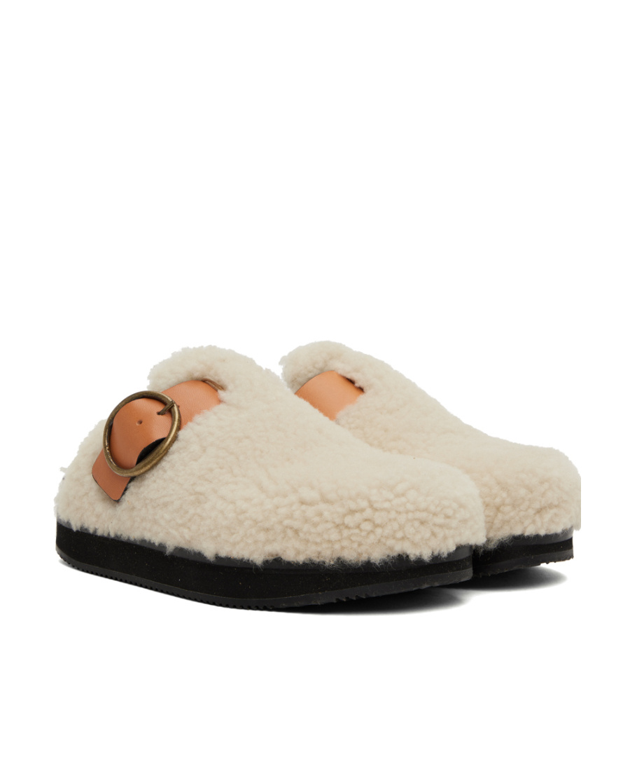 Isabel Marant Buckle Muller Shoes In Nude