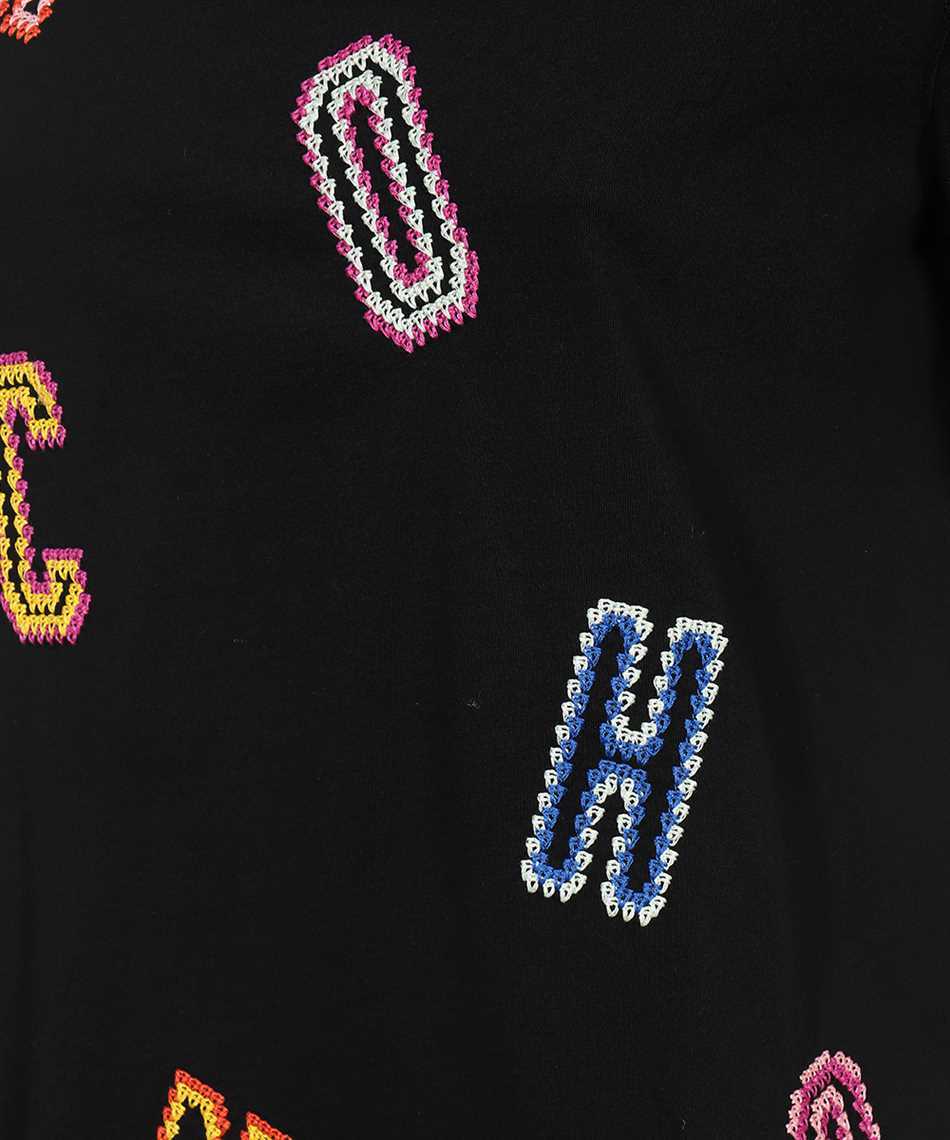 Moschino T-shirt With Round Neck And Short Sleeves In Black