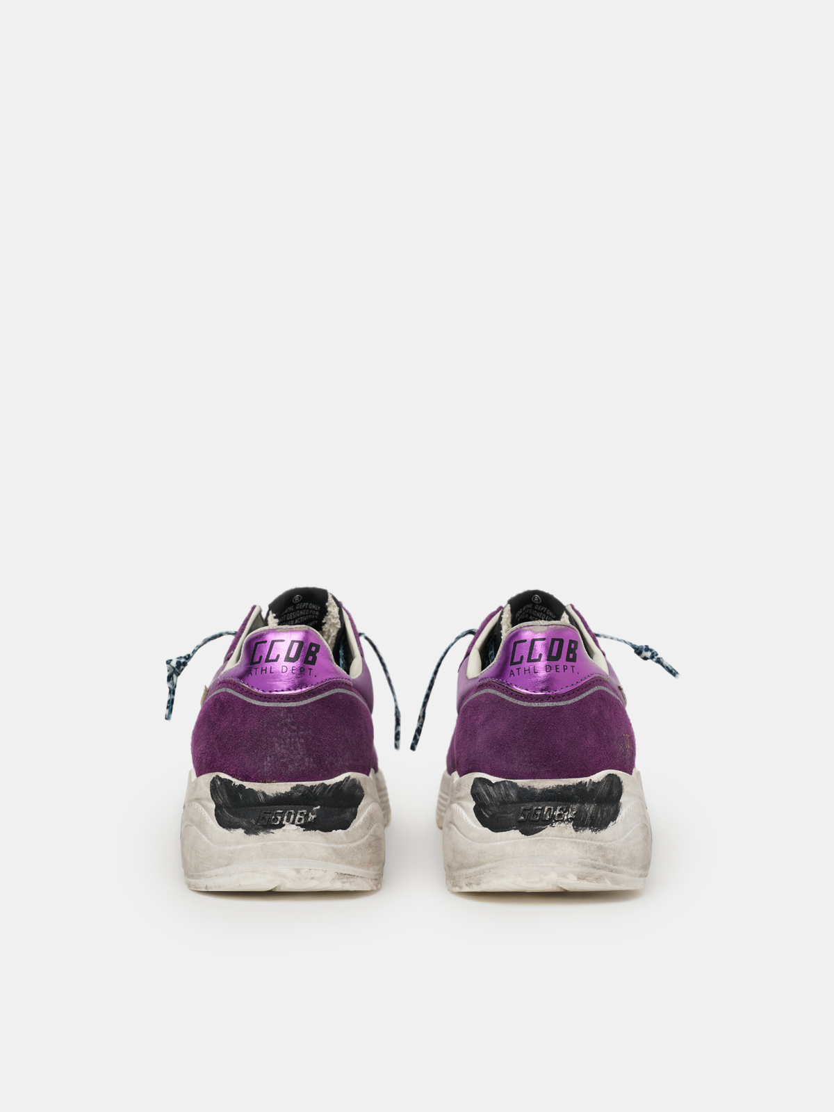 Golden Goose Retro Leisure Sports Shoes In Purple