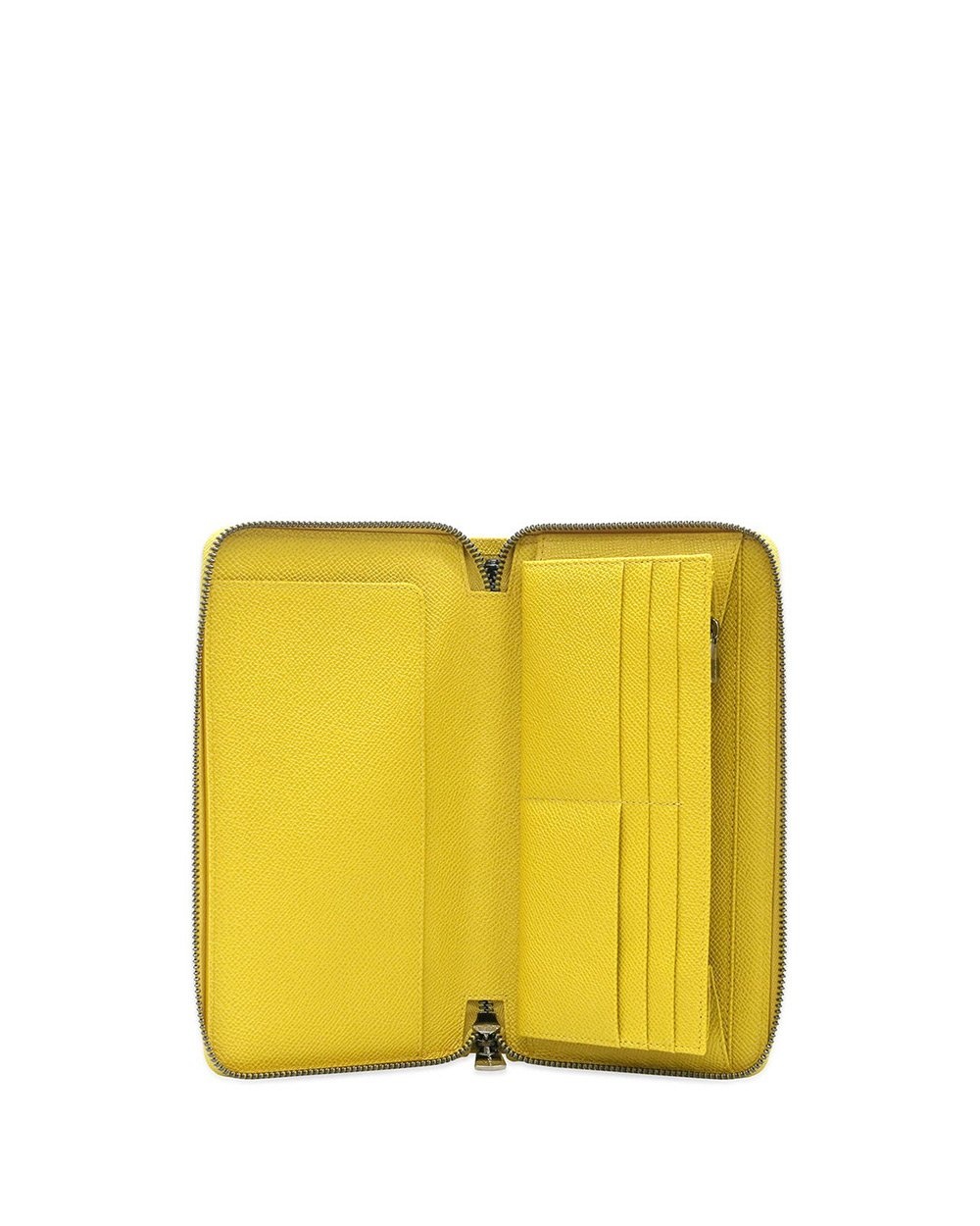 Dolce & Gabbana Logo Details Wallet In Yellow