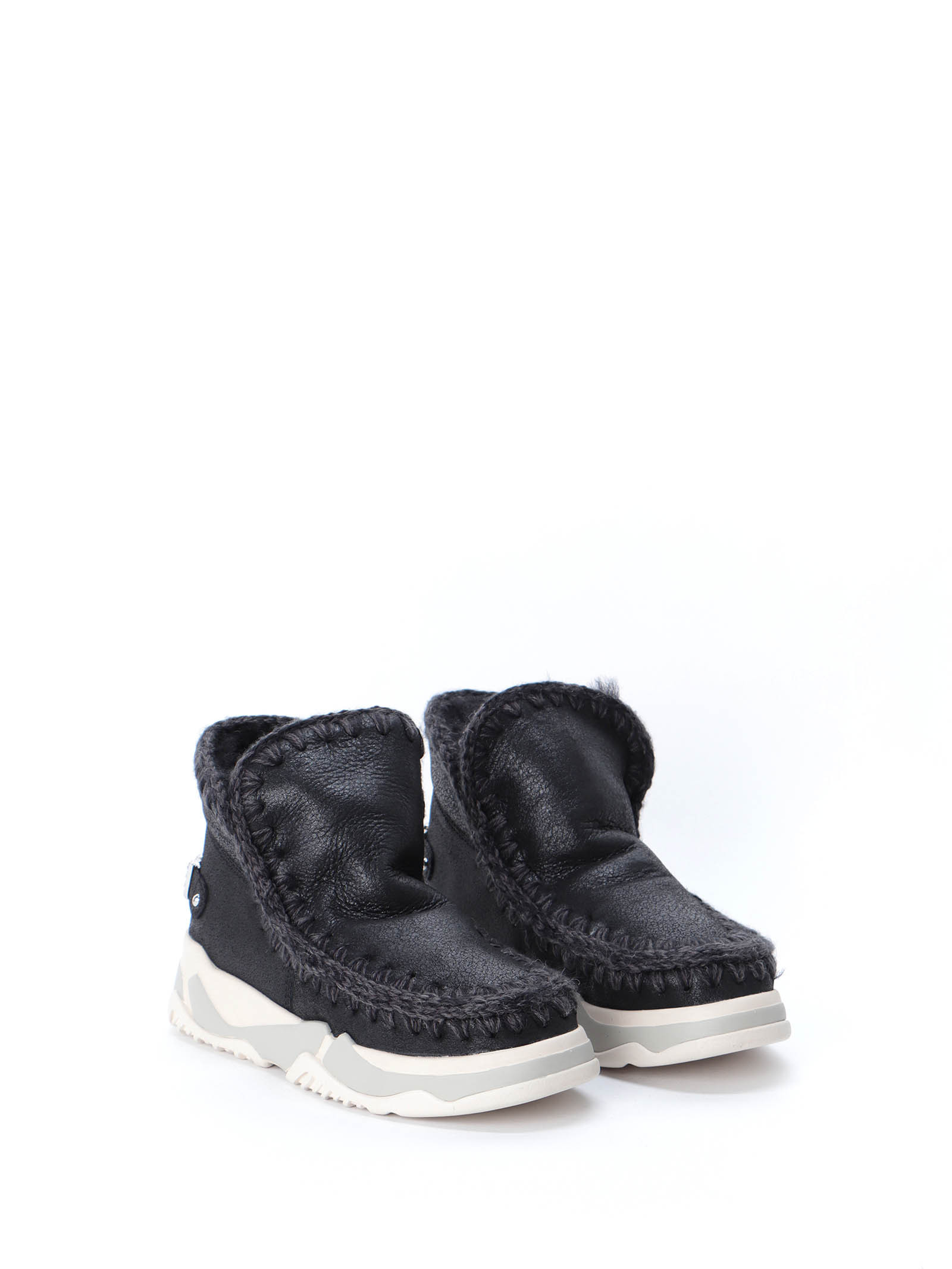 Mou Eskimo Ankle Boots In Black