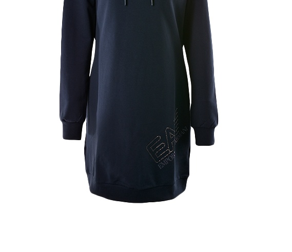 EA7 A DRESS WITH A HOT DIAMOND LOGO 