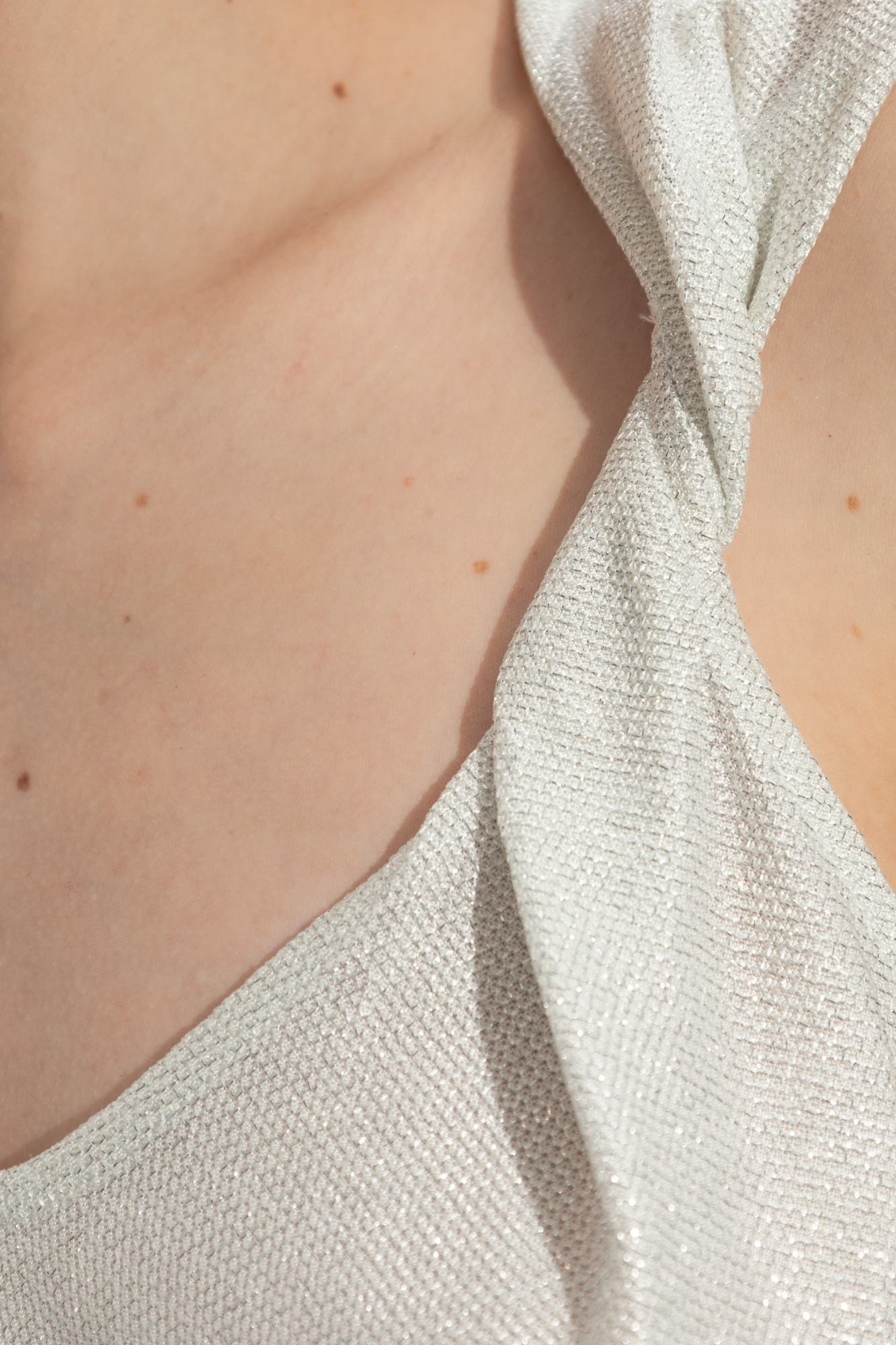 Iro Relaxed Fit V-neck T-shirt With Cropped Hem In White