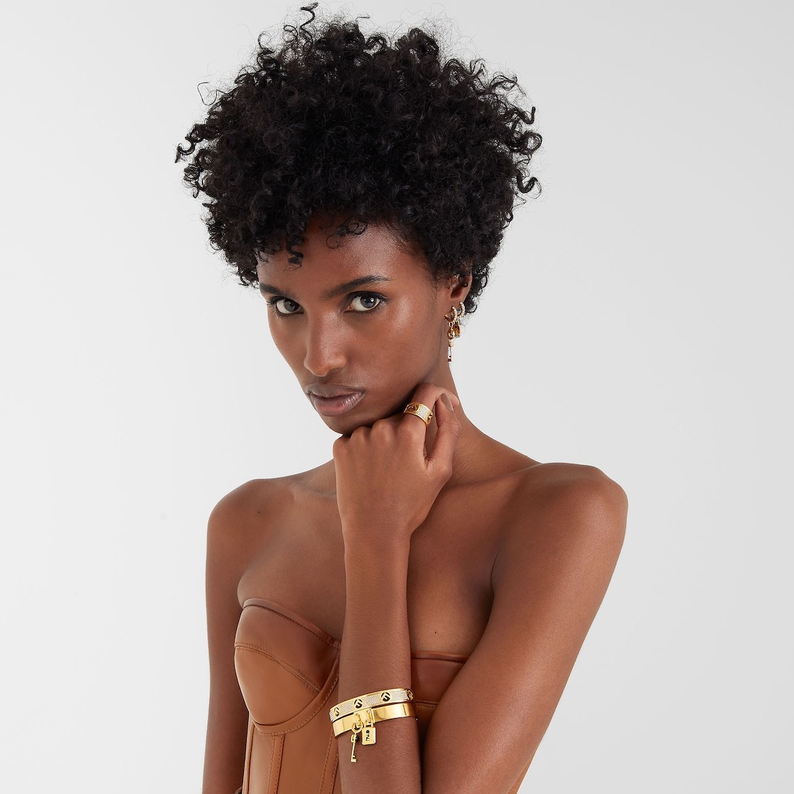 Fendi Gold-coloured Ring In Gold