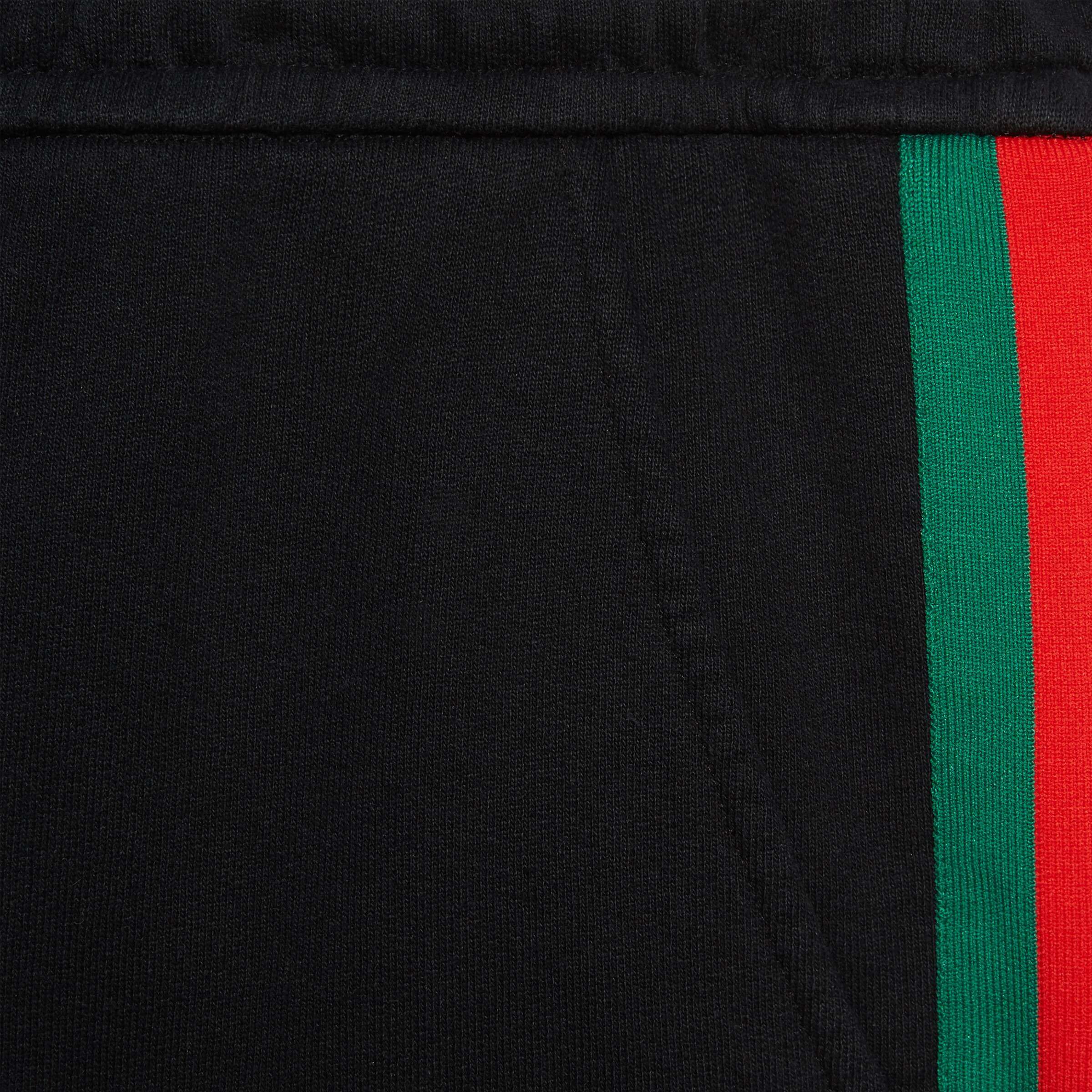 GUCCI THE NORTH FACE X GUCCI JOINT SERIES RIBBON PRINTED COTTON SHORTS
